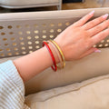 triple bangel bracelet - resin bangels