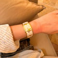 golden beachy bracelet - stainless steel