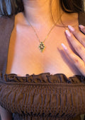 moroccan shapy necklace - stainless steel