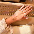 sunny hand chain - stainless steel