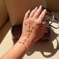 charmy hand chain - stainless steel