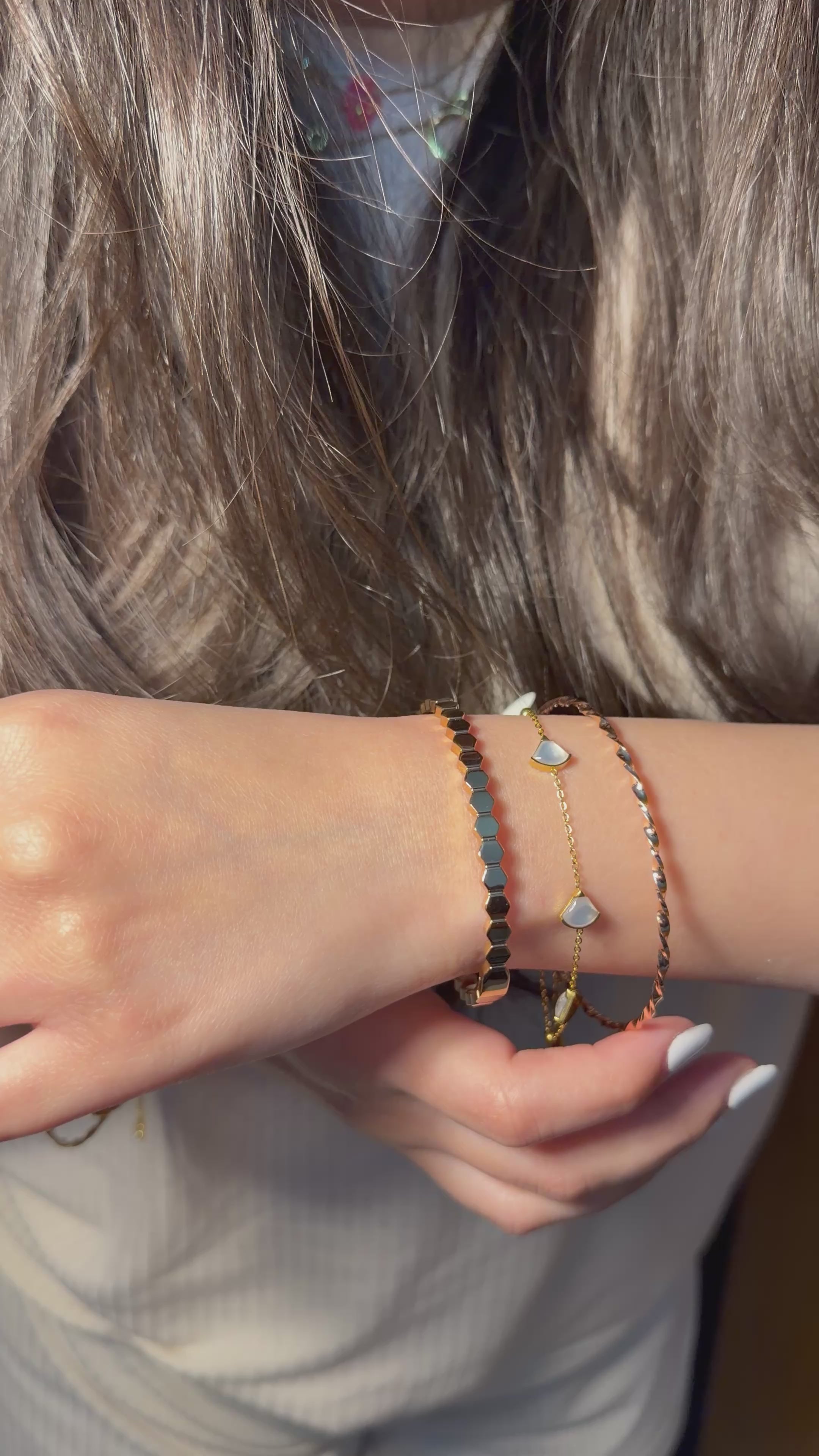 Coffret Le Summer – Bracelets en acier inoxydable or rose